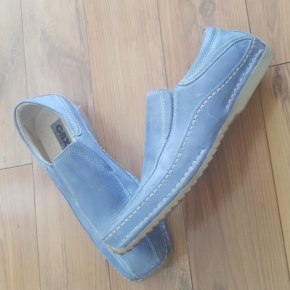 GBX Elite LEATHER BLUE LOAFERS MEN'S SHOES